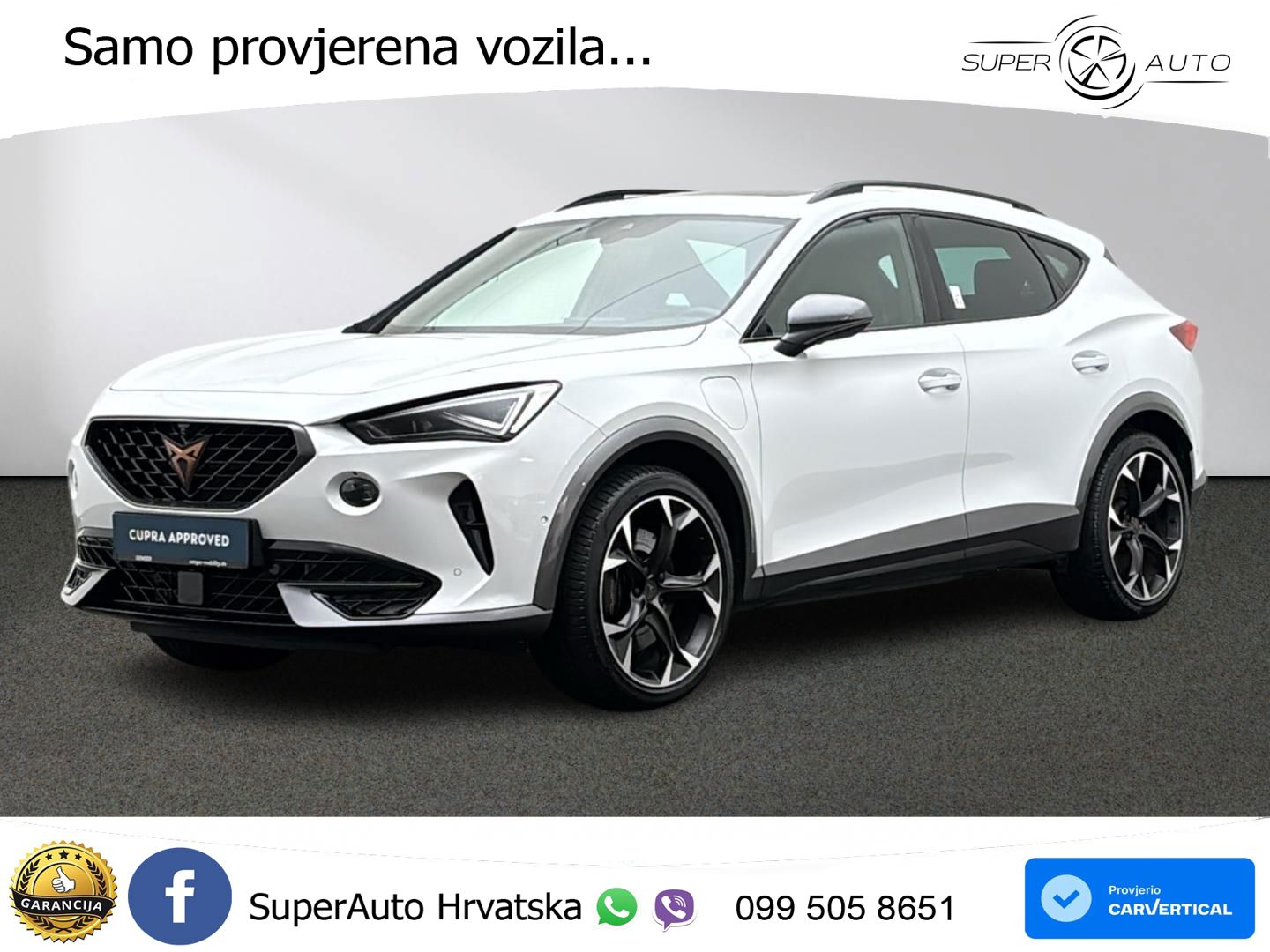 Cupra Formentor 1.4 TSI (245 KS) e-Hybrid DSG VZ ACC+GR SJED+360+PANO