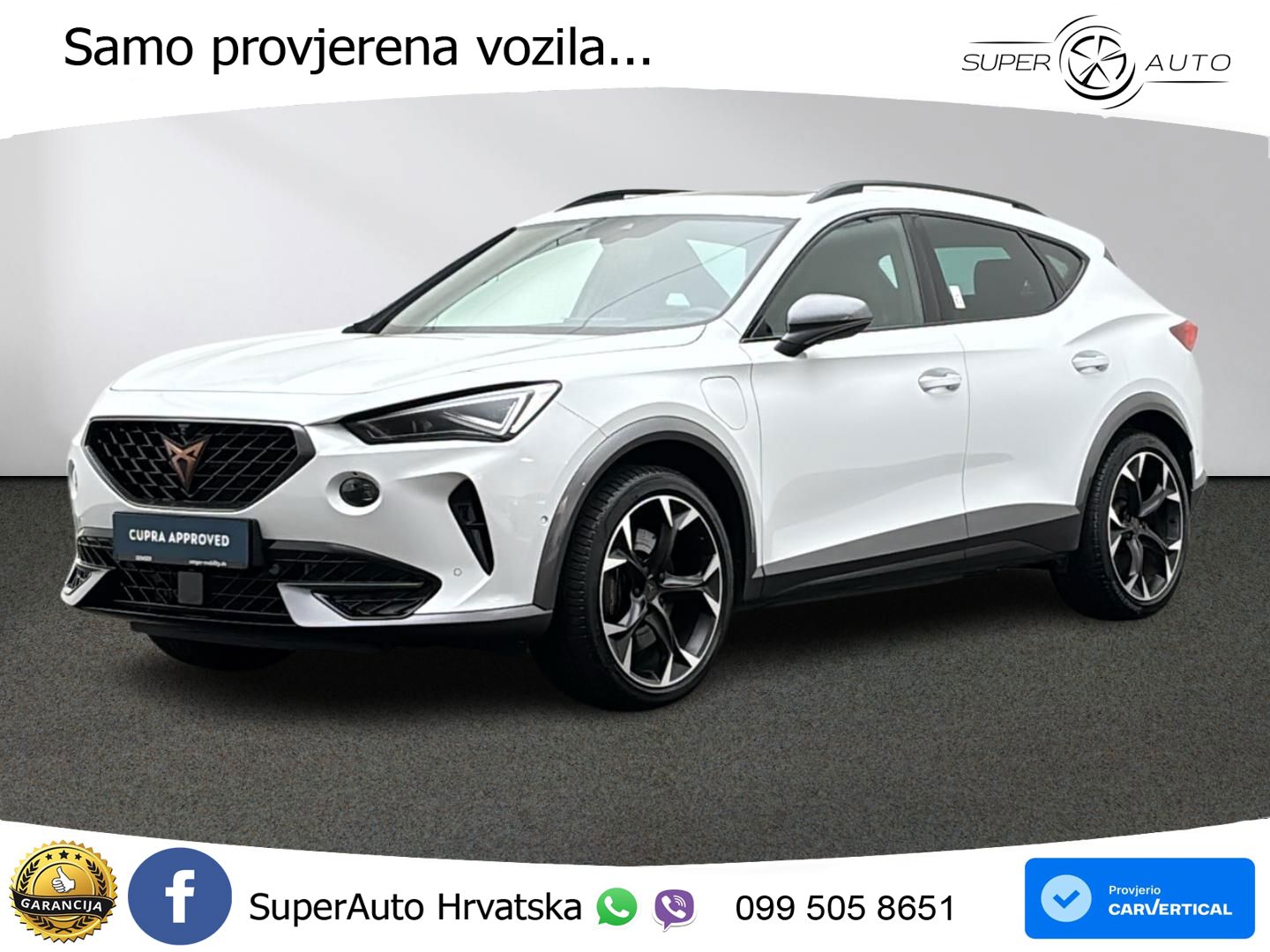 Cupra Formentor 1.4 TSI (245 KS) e-Hybrid DSG VZ ACC+GR SJED+360+PANO