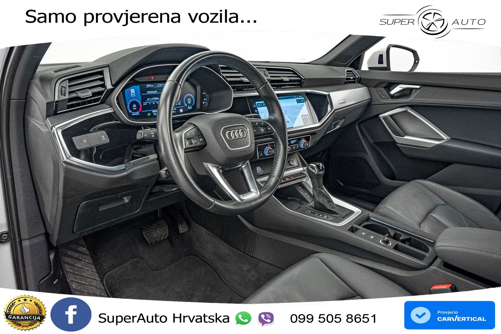 Audi Q3 45 TFSI (230 KS) quattro S tronic LED+GR SJED+ACC