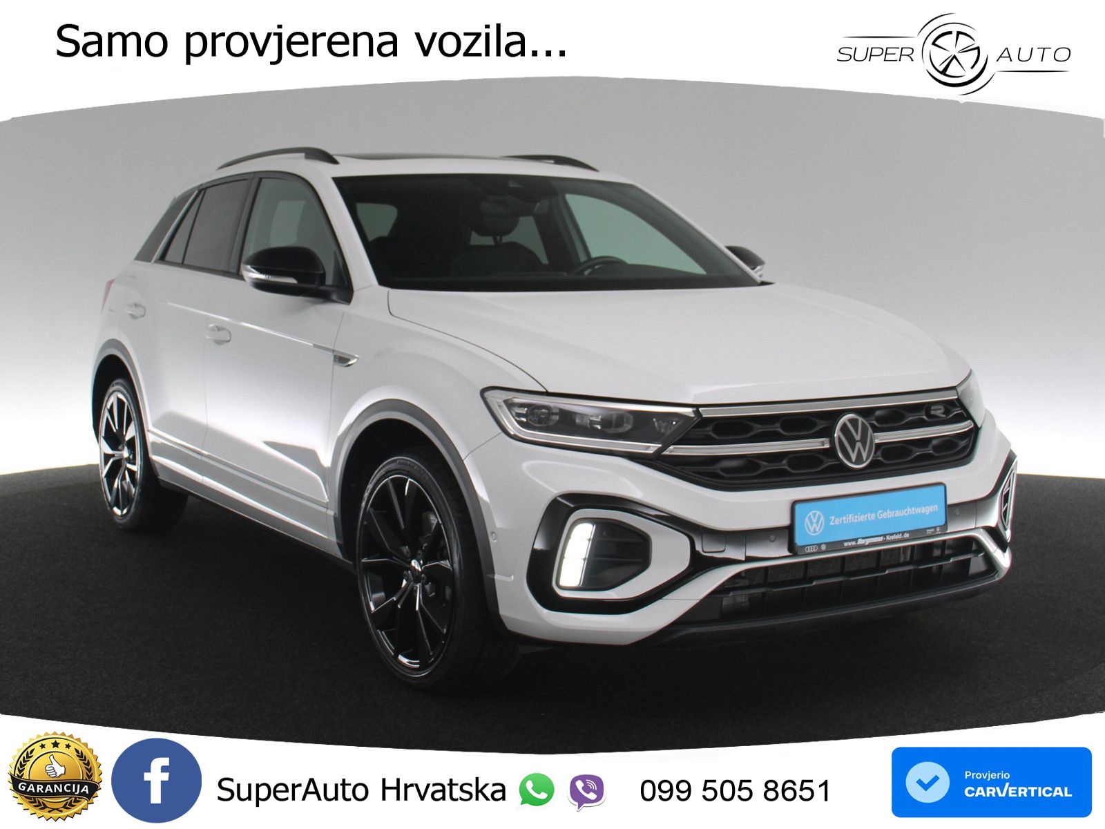 Volkswagen T-Roc 2.0 TSI (190 KS) 4M DSG R-Line MATRIX+GR SJED+KAM