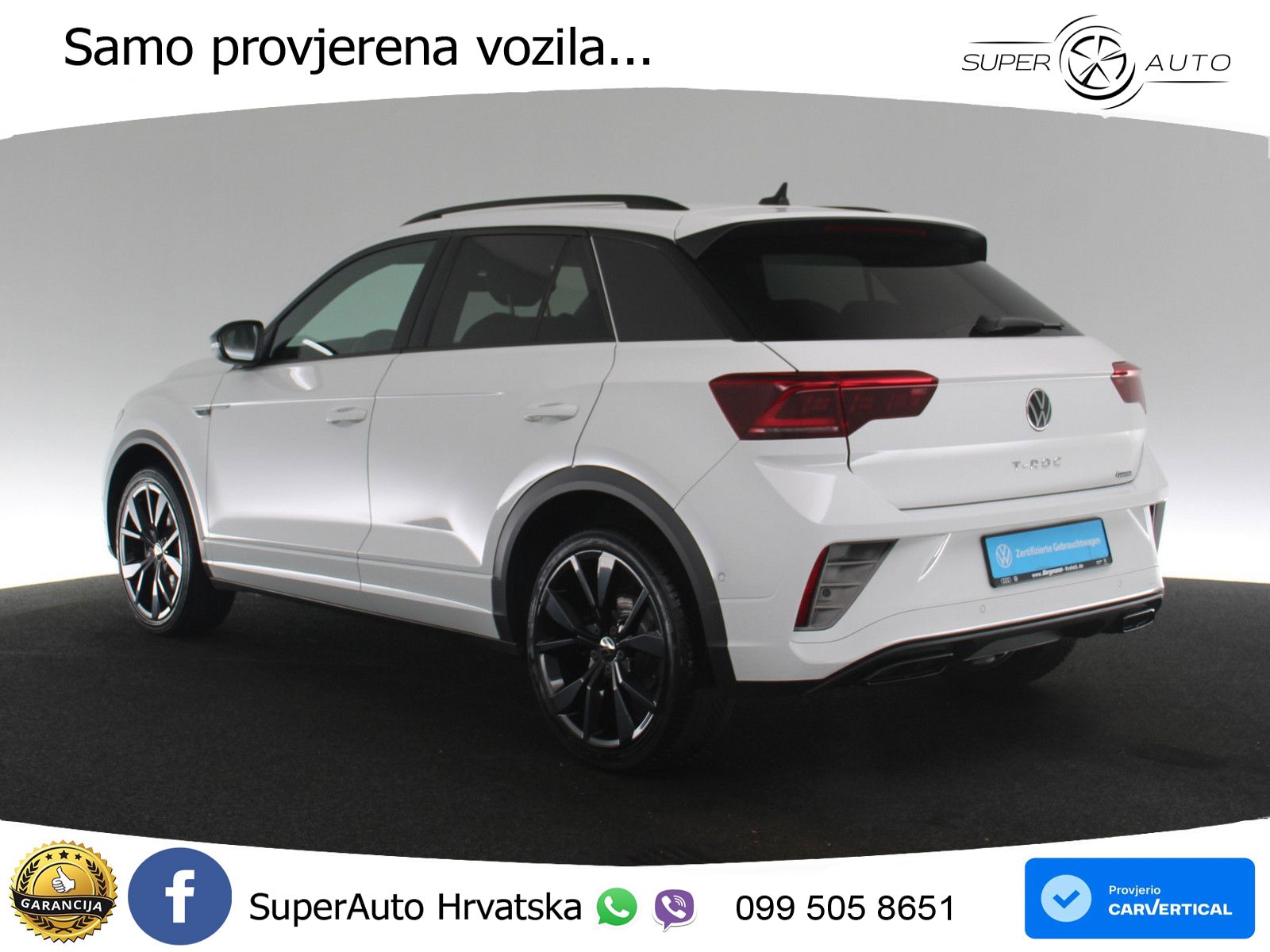 Volkswagen T-Roc 2.0 TSI (190 KS) 4M DSG R-Line MATRIX+GR SJED+KAM