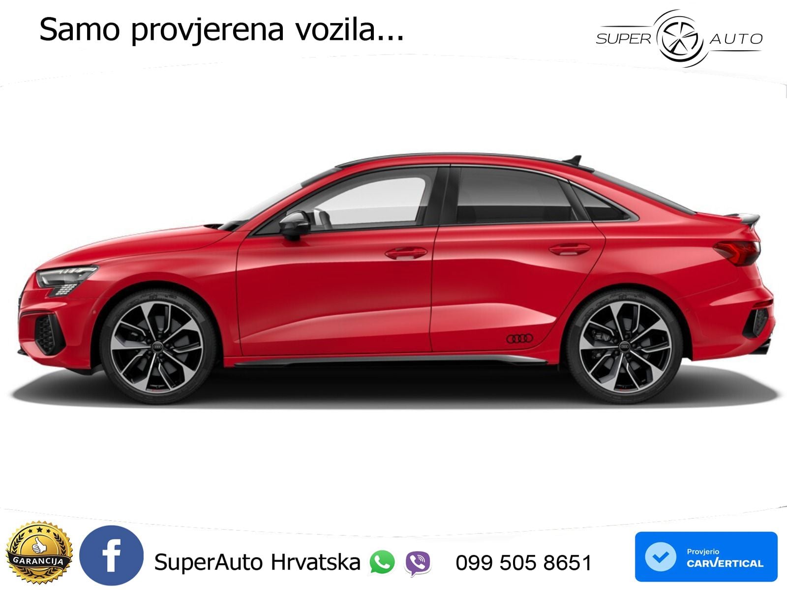 Audi S3 Limuzina 2.0 TFSI (310 KS) quattro S tronic LED+GR SJED+ACC