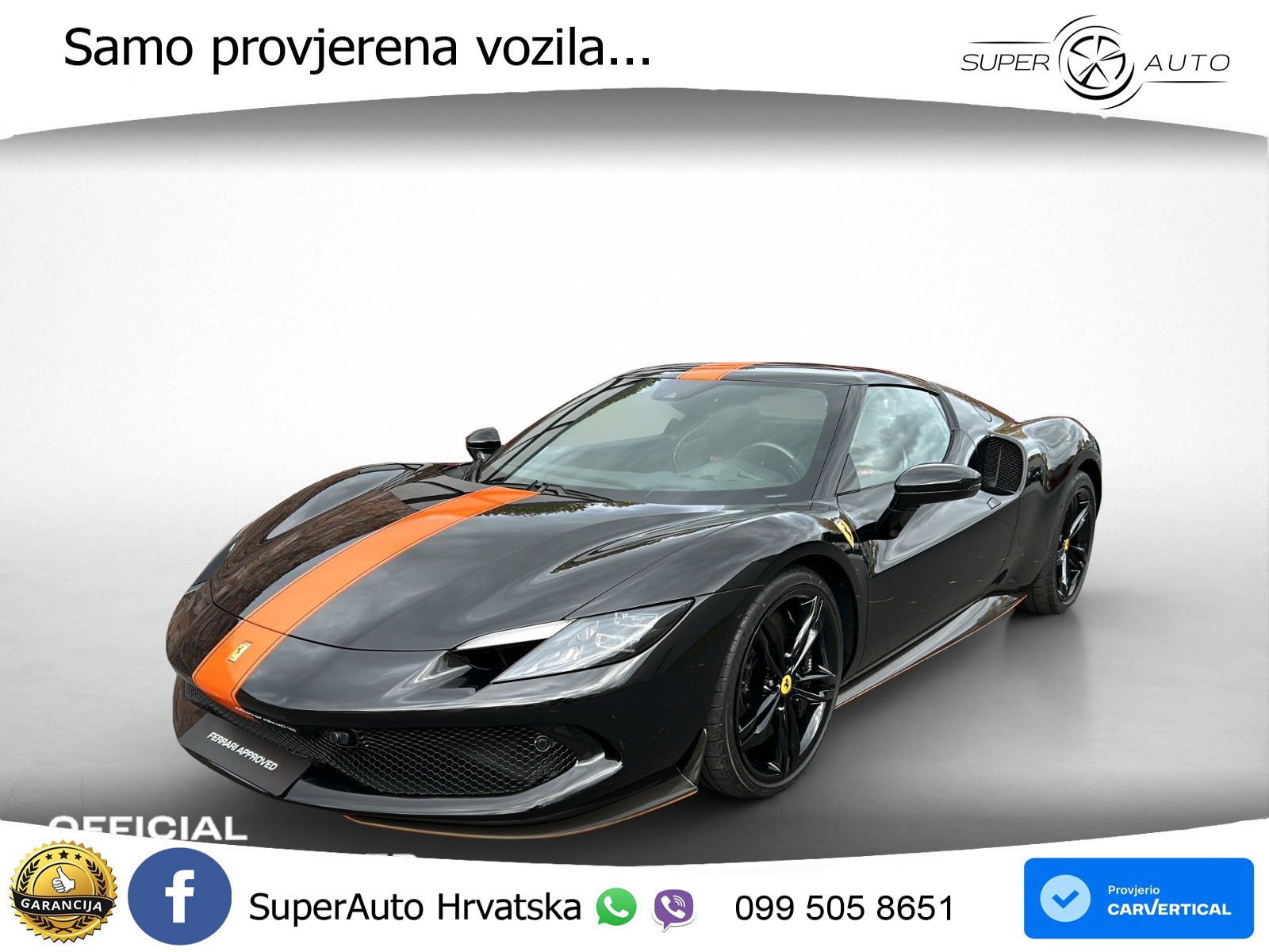 Ferrari 296 GTB 3.0 V6 (830 KS) F1 DCT