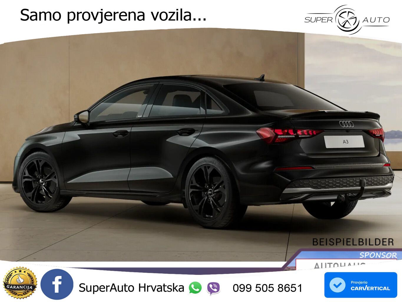 Audi A3 Limuzina 30 TDI (116 KS) LED+GR SJED+ACC