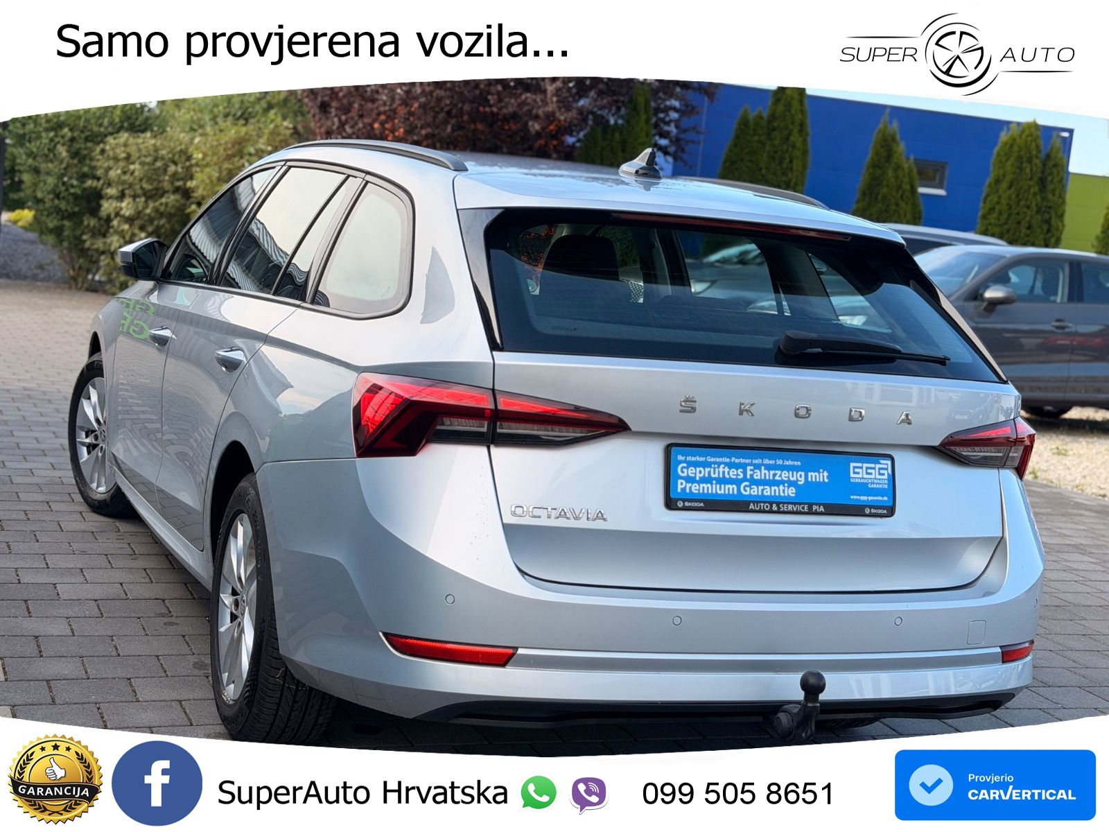 Škoda Octavia Combi 2.0 TDI (150 KS) DSG LED+GR SJED+ACC