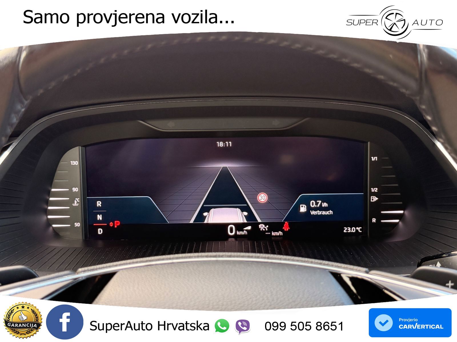 Škoda Octavia Combi 2.0 TDI (150 KS) DSG LED+GR SJED+ACC