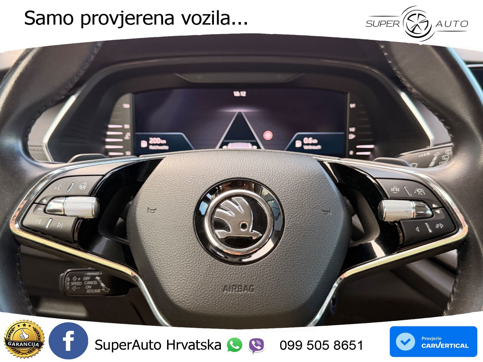 Škoda Octavia Combi 2.0 TDI (150 KS) DSG LED+GR SJED+ACC