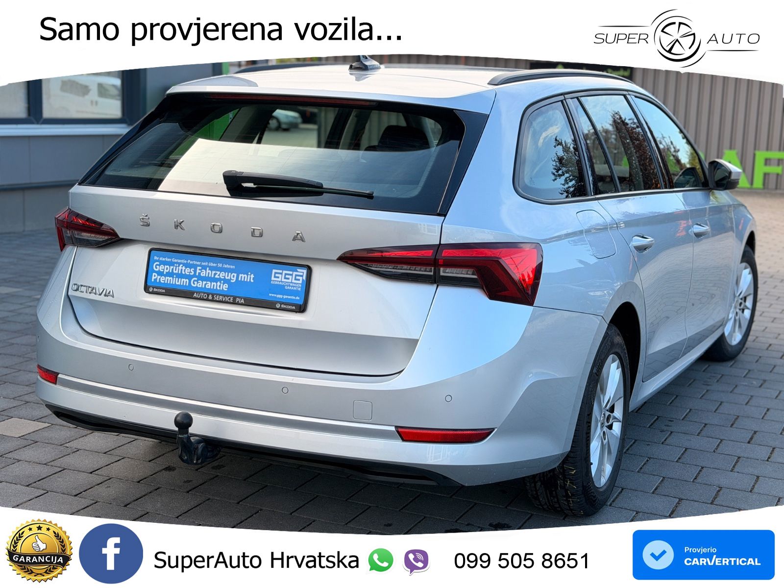 Škoda Octavia Combi 2.0 TDI (150 KS) DSG LED+GR SJED+ACC