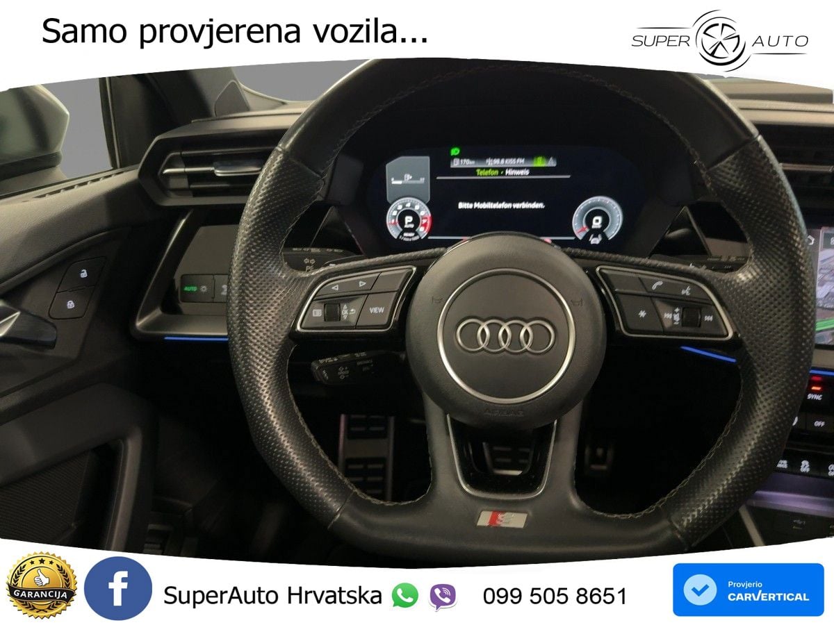 Audi S3 2.0 TFSI (310 KS) quattro S tronic MATRIX+GR SJED+KAM