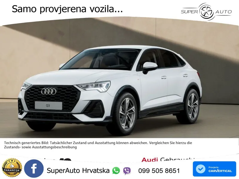 Audi Q3 II Sportback 35 TFSI (150 KS) S tronic S line