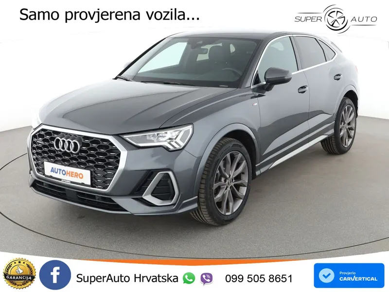 Audi Q3 II Sportback 45 TFSI (230 KS) quattro S tronic S line LED+GR SJED+ACC