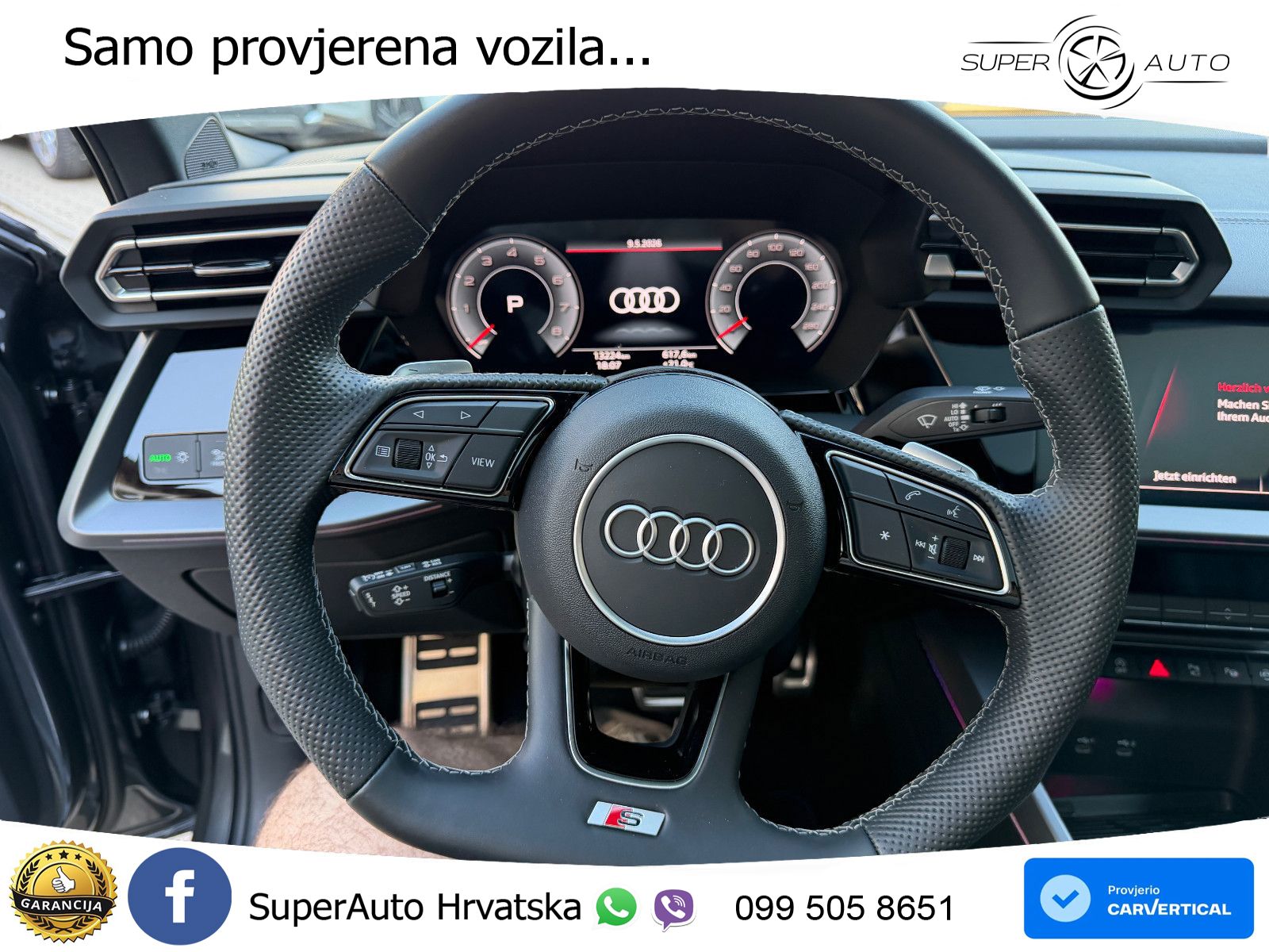 Audi A3 Limuzina 35 TFSI (150 KS) S tronic S line MATRIX+GR SJED+KAM