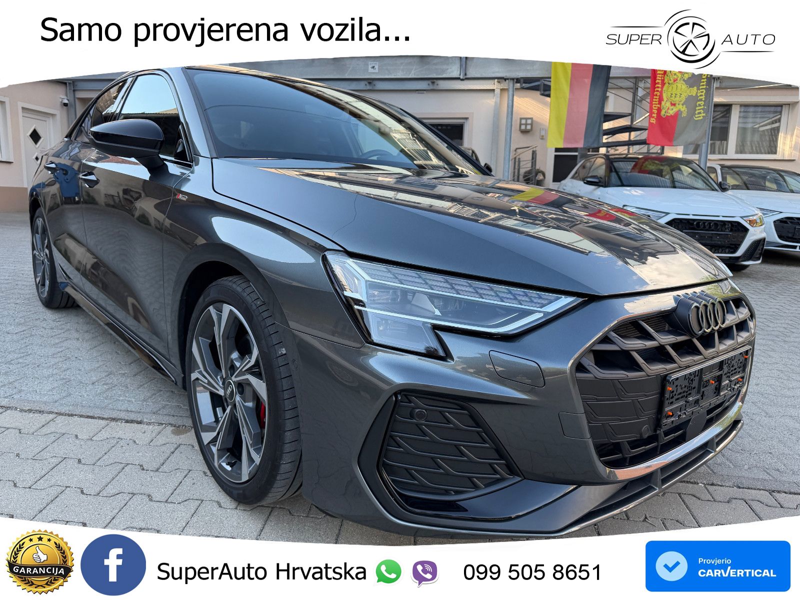 Audi A3 Limuzina 35 TFSI (150 KS) S tronic S line MATRIX+GR SJED+KAM