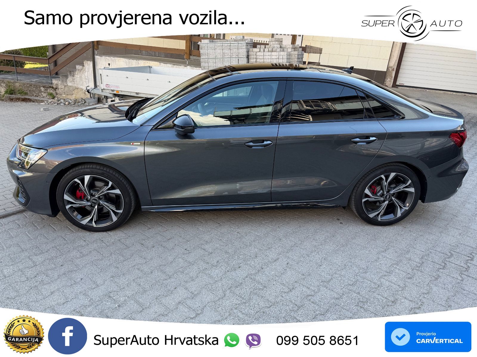 Audi A3 Limuzina 35 TFSI (150 KS) S tronic S line MATRIX+GR SJED+KAM