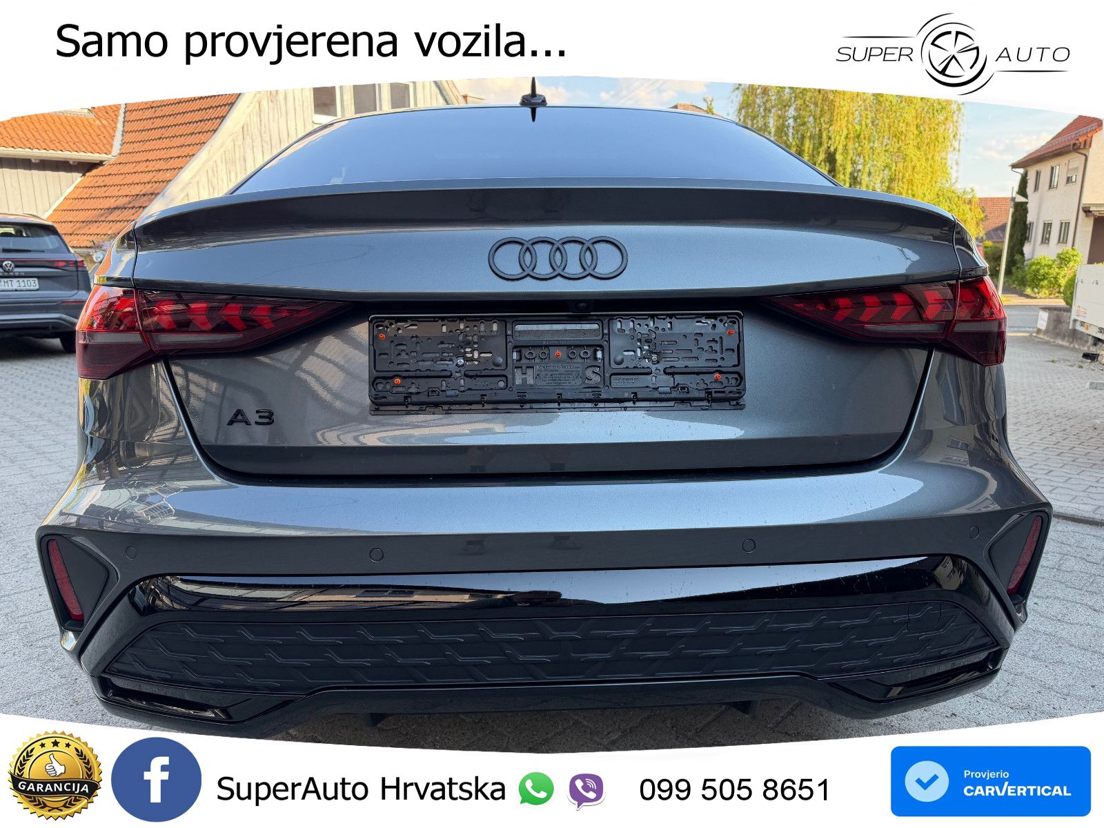 Audi A3 Limuzina 35 TFSI (150 KS) S tronic S line MATRIX+GR SJED+KAM