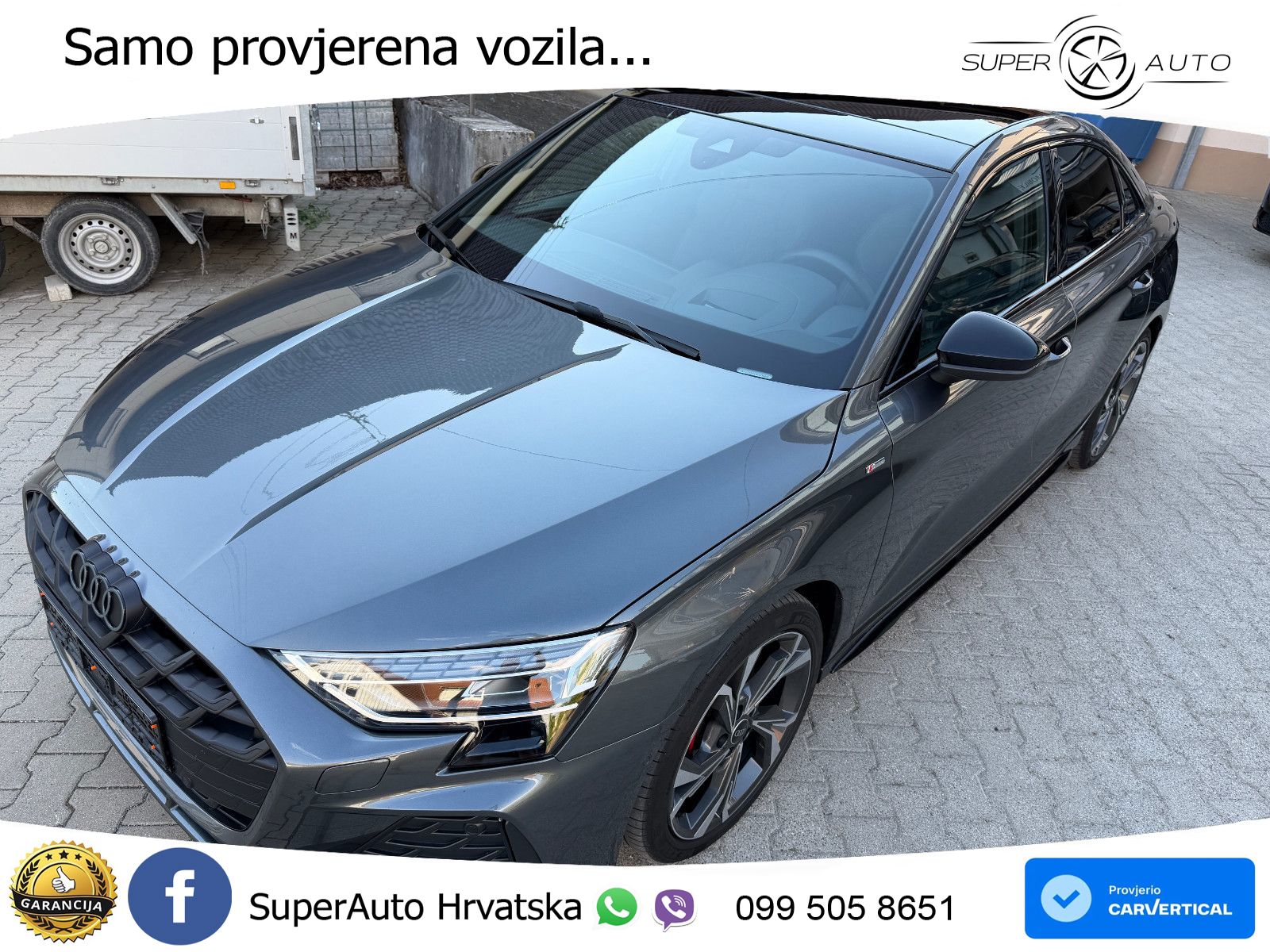 Audi A3 Limuzina 35 TFSI (150 KS) S tronic S line MATRIX+GR SJED+KAM