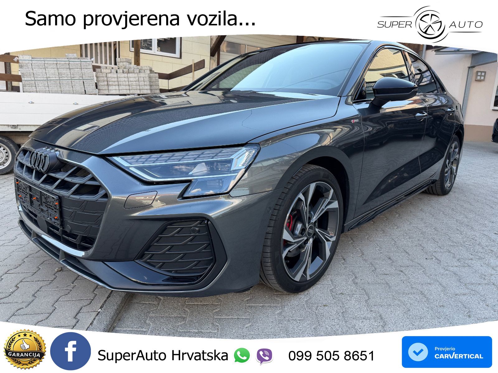 Audi A3 Limuzina 35 TFSI (150 KS) S tronic S line MATRIX+GR SJED+KAM