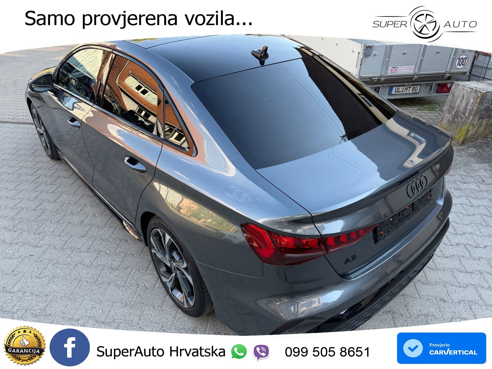 Audi A3 Limuzina 35 TFSI (150 KS) S tronic S line MATRIX+GR SJED+KAM