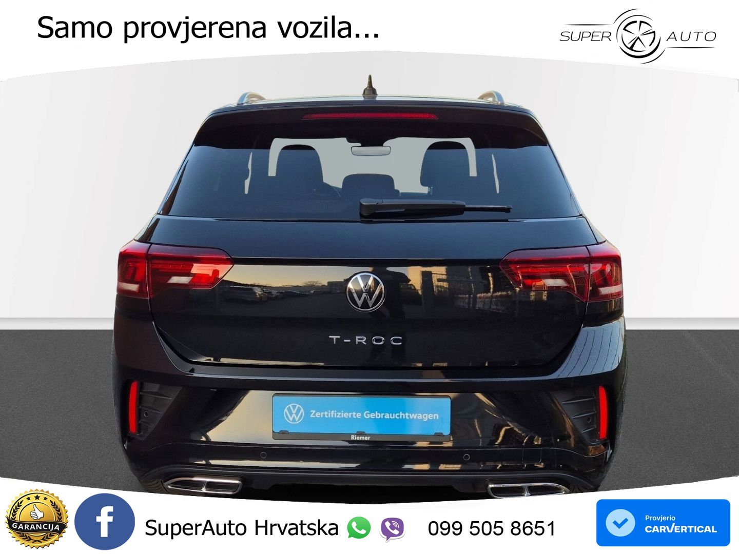 Volkswagen T-Roc 1.5 TSI (150 KS) DSG R-Line LED+GR SJED+ACC