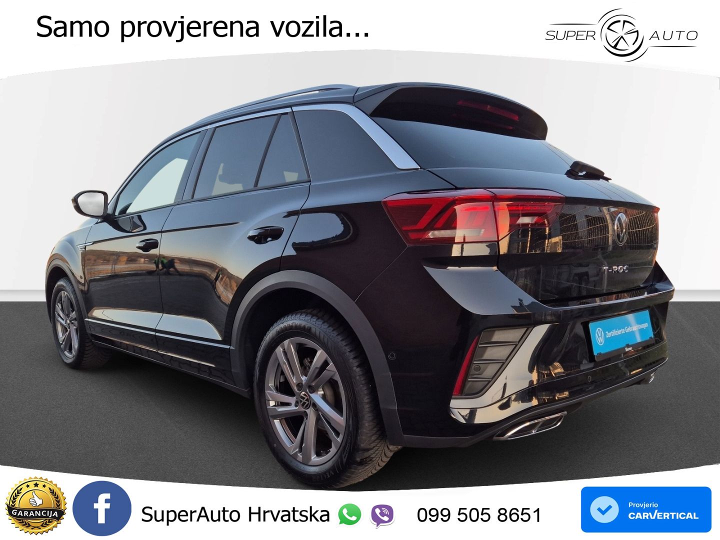 Volkswagen T-Roc 1.5 TSI (150 KS) DSG R-Line LED+GR SJED+ACC