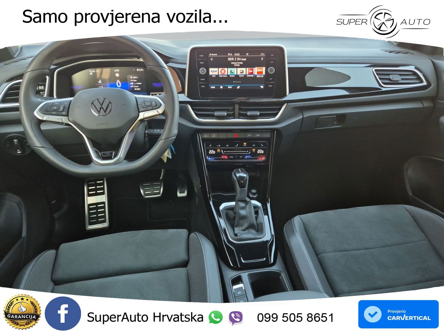Volkswagen T-Roc 1.5 TSI (150 KS) DSG R-Line LED+GR SJED+ACC