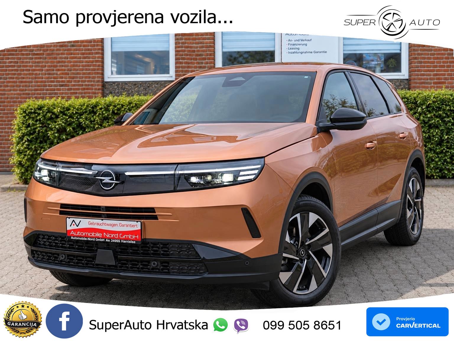 Opel Grandland 1.2 Turbo (145 KS) Hybrid eDCT GS LED+GR SJED+ACC