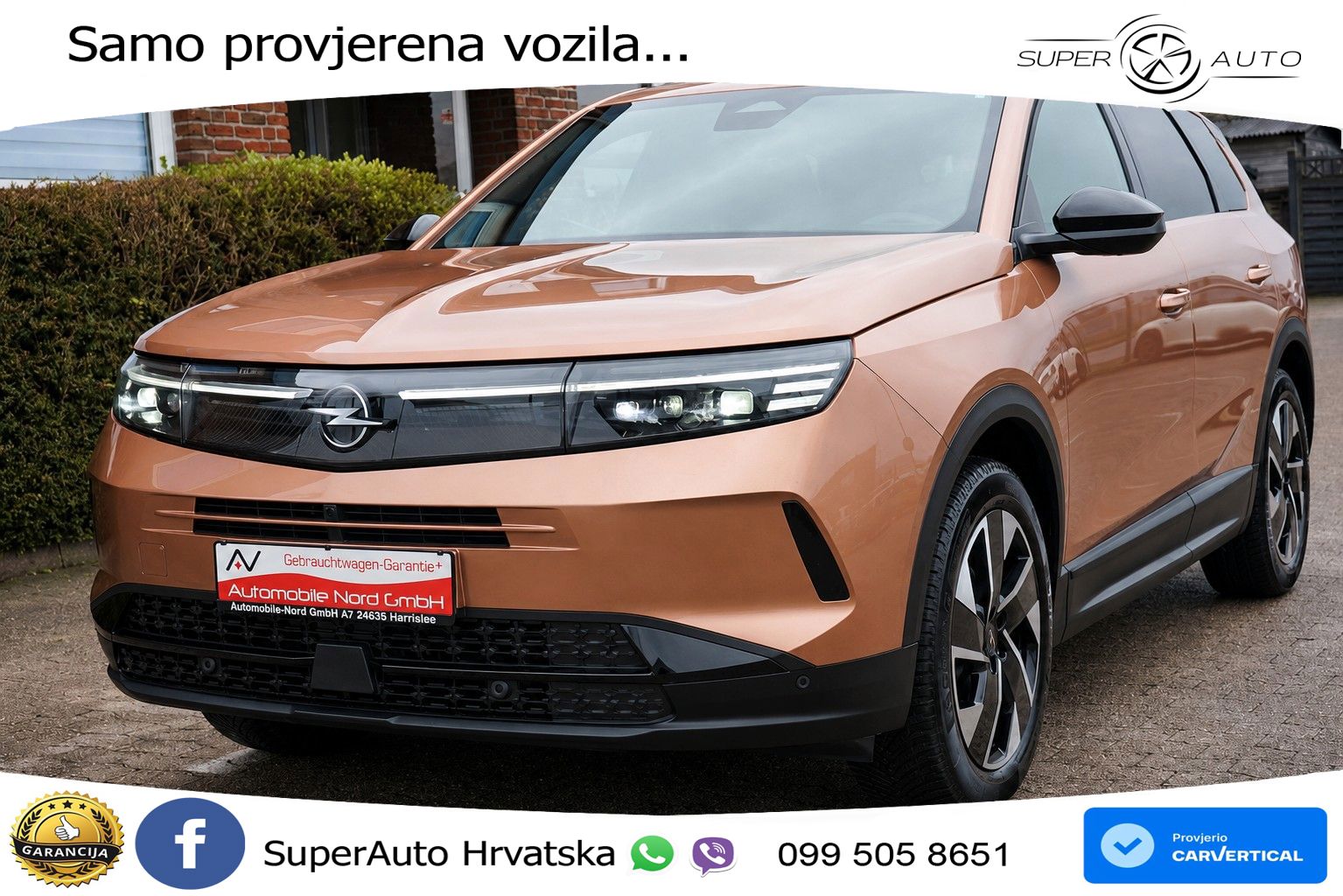 Opel Grandland 1.2 Turbo (145 KS) Hybrid eDCT GS LED+GR SJED+ACC