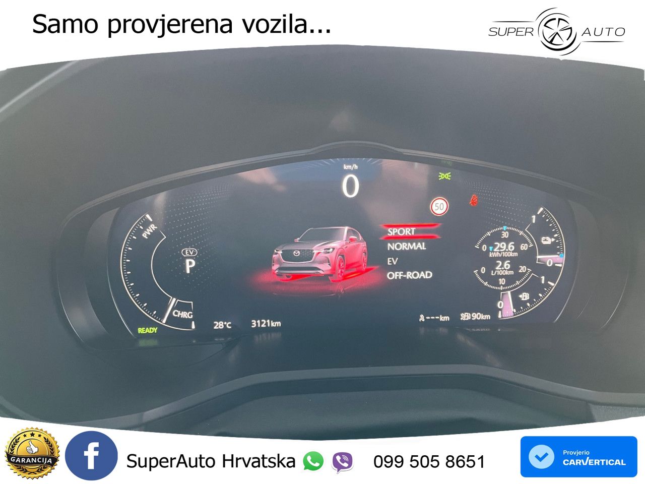 Mazda CX-60 2.5 e-Skyactiv (328 KS) AWD Automatic MATRIX+GR SJED+KAM