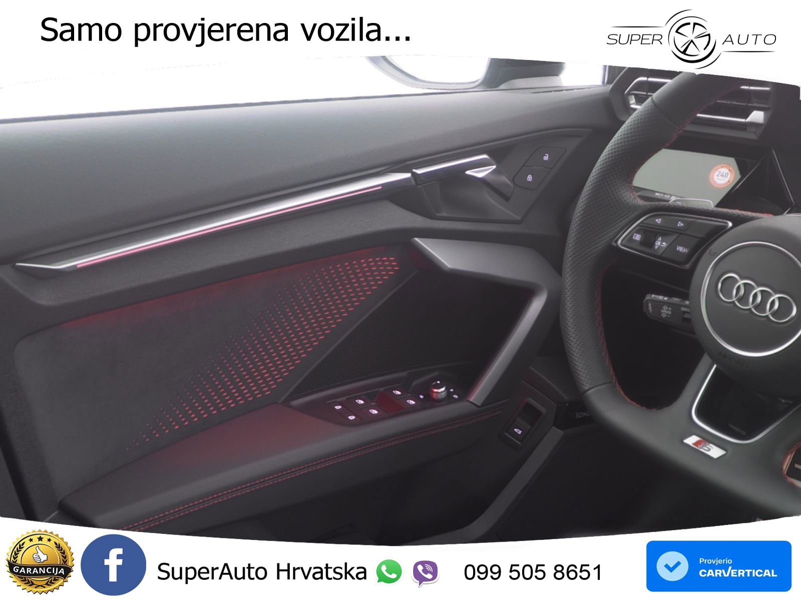 Audi S3 2.0 TFSI (333 KS) quattro S tronic MATRIX+GR SJED+KAM