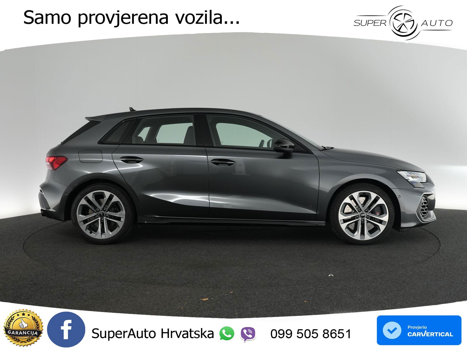 Audi S3 2.0 TFSI (333 KS) quattro S tronic MATRIX+GR SJED+KAM