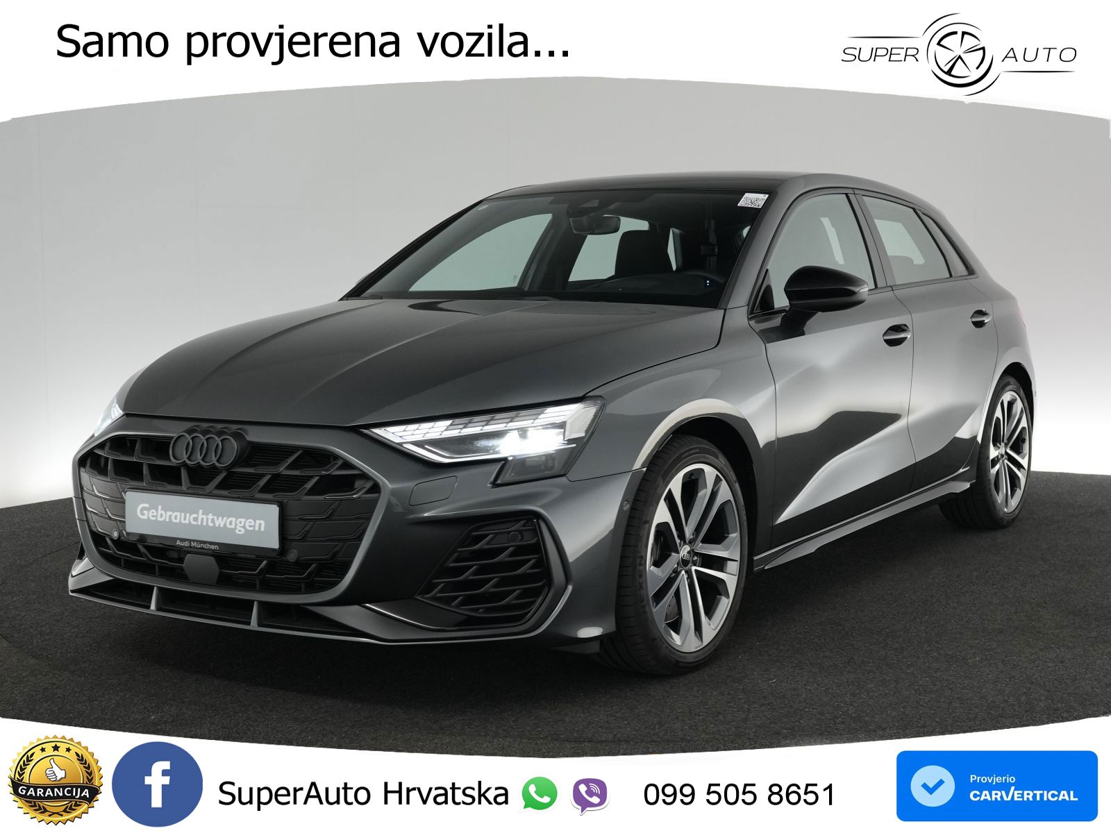 Audi S3 2.0 TFSI (333 KS) quattro S tronic MATRIX+GR SJED+KAM
