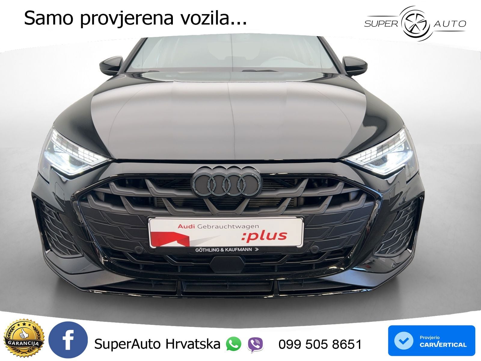 Audi A3 Sportback 40 TFSI (204 KS) quattro S tronic 2x S line MATRIX+GR SJED+KAM