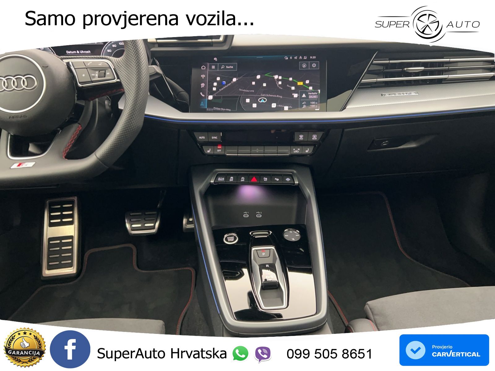 Audi A3 Sportback 40 TFSI (204 KS) quattro S tronic 2x S line MATRIX+GR SJED+KAM