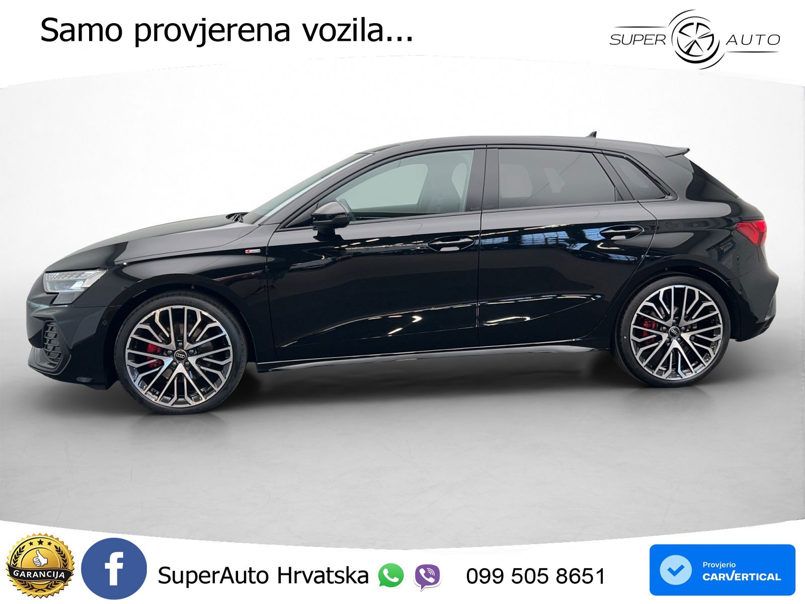 Audi A3 Sportback 40 TFSI (204 KS) quattro S tronic 2x S line MATRIX+GR SJED+KAM