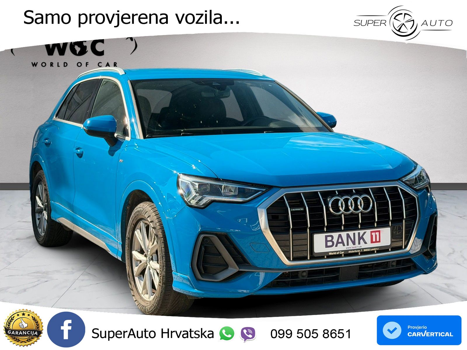 Audi Q3 40 TFSI (190 KS) quattro S tronic S line