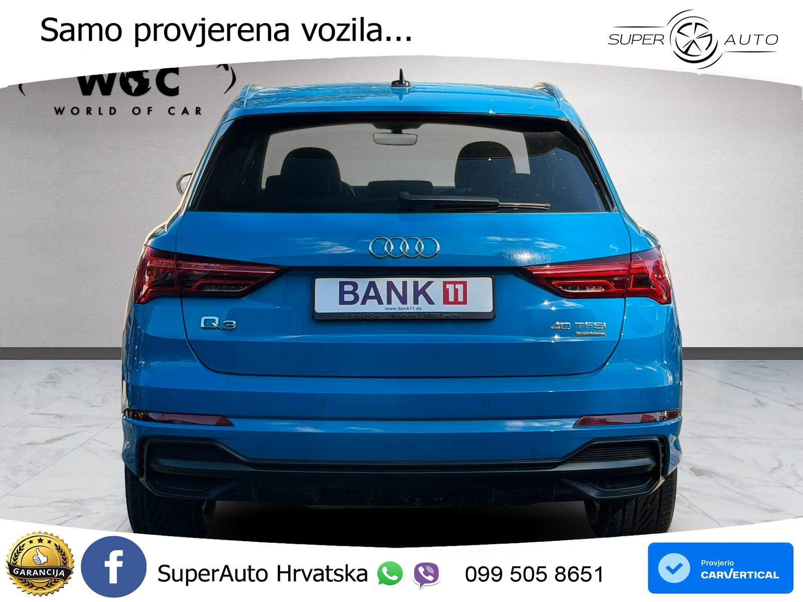 Audi Q3 40 TFSI (190 KS) quattro S tronic S line