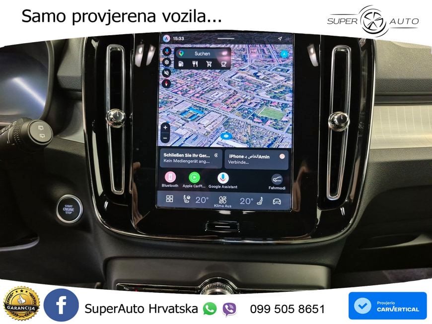 Volvo XC40 2.0 B3 163 KS Automatic LED+GR SJED+ACC
