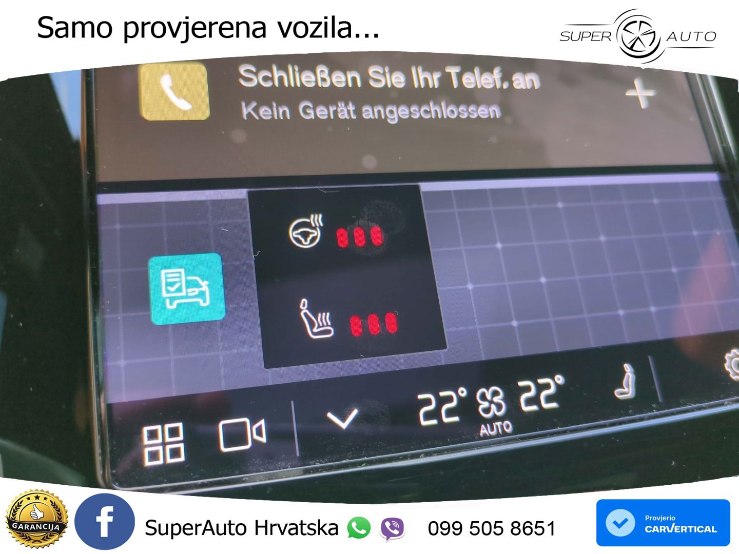 Volvo XC90 2.0 B5 Diesel AWD Automatic ZRAČNI+ACC+GR SJED+KAM+PANO