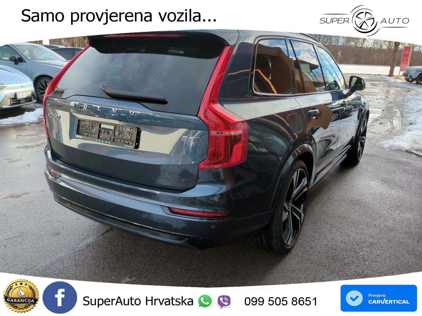 Volvo XC90 2.0 B5 Diesel AWD Automatic ZRAČNI+ACC+GR SJED+KAM+PANO