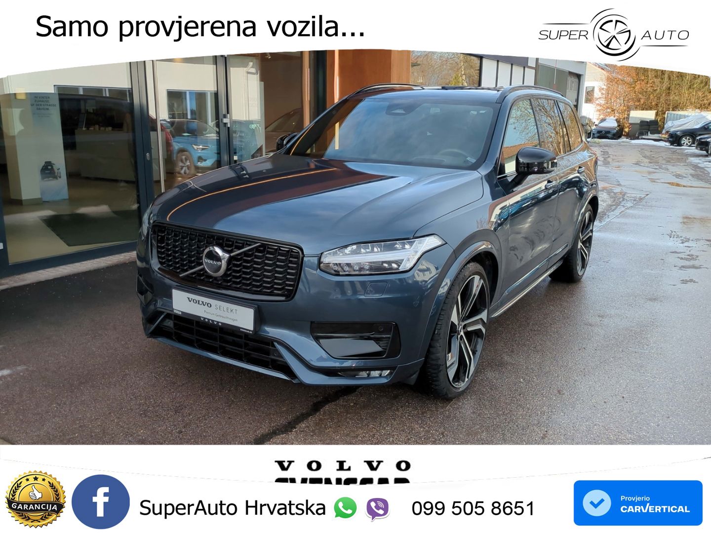 Volvo XC90 2.0 B5 Diesel AWD Automatic ZRAČNI+ACC+GR SJED+KAM+PANO