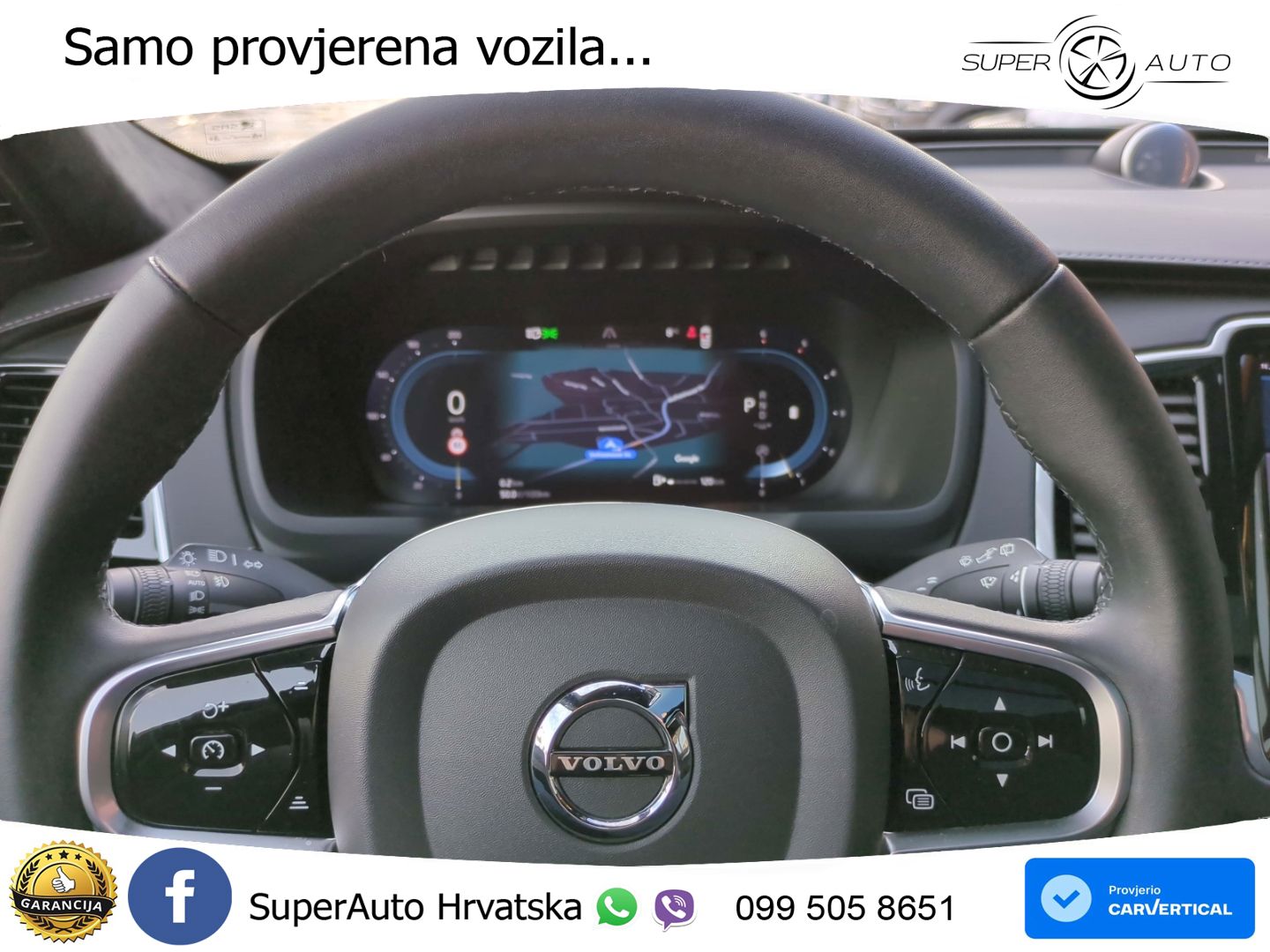 Volvo XC90 2.0 B5 Diesel AWD Automatic ZRAČNI+ACC+GR SJED+KAM+PANO