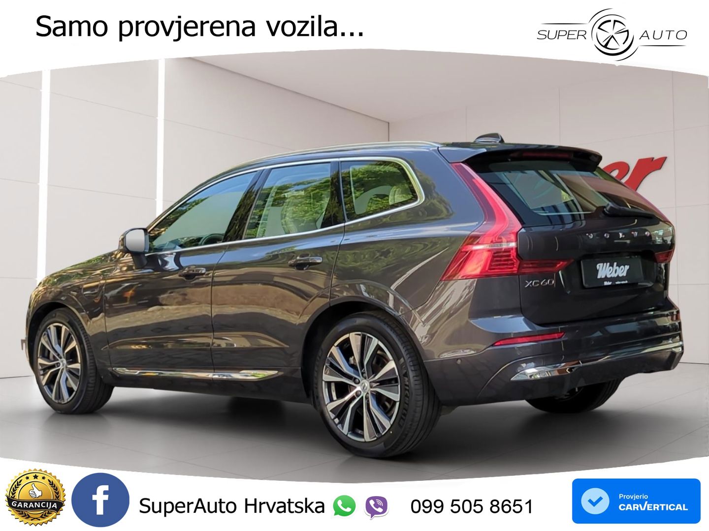 Volvo XC60 T8 AWD Geartronic ZRAČNI+ACC+GR SJED+KAM+PANO