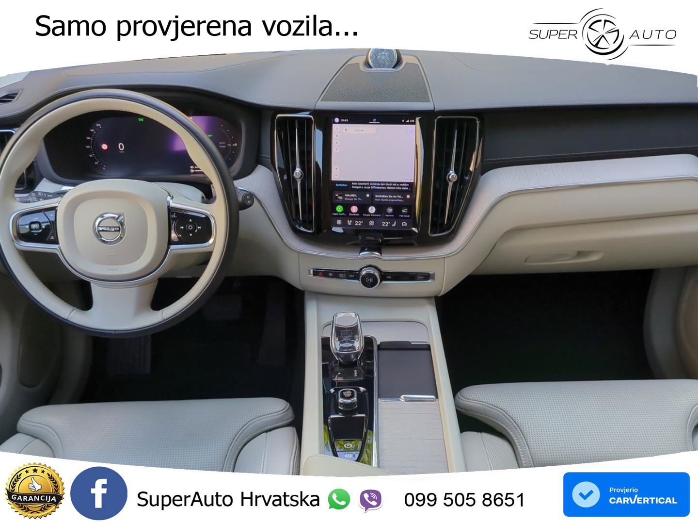 Volvo XC60 T8 AWD Geartronic ZRAČNI+ACC+GR SJED+KAM+PANO