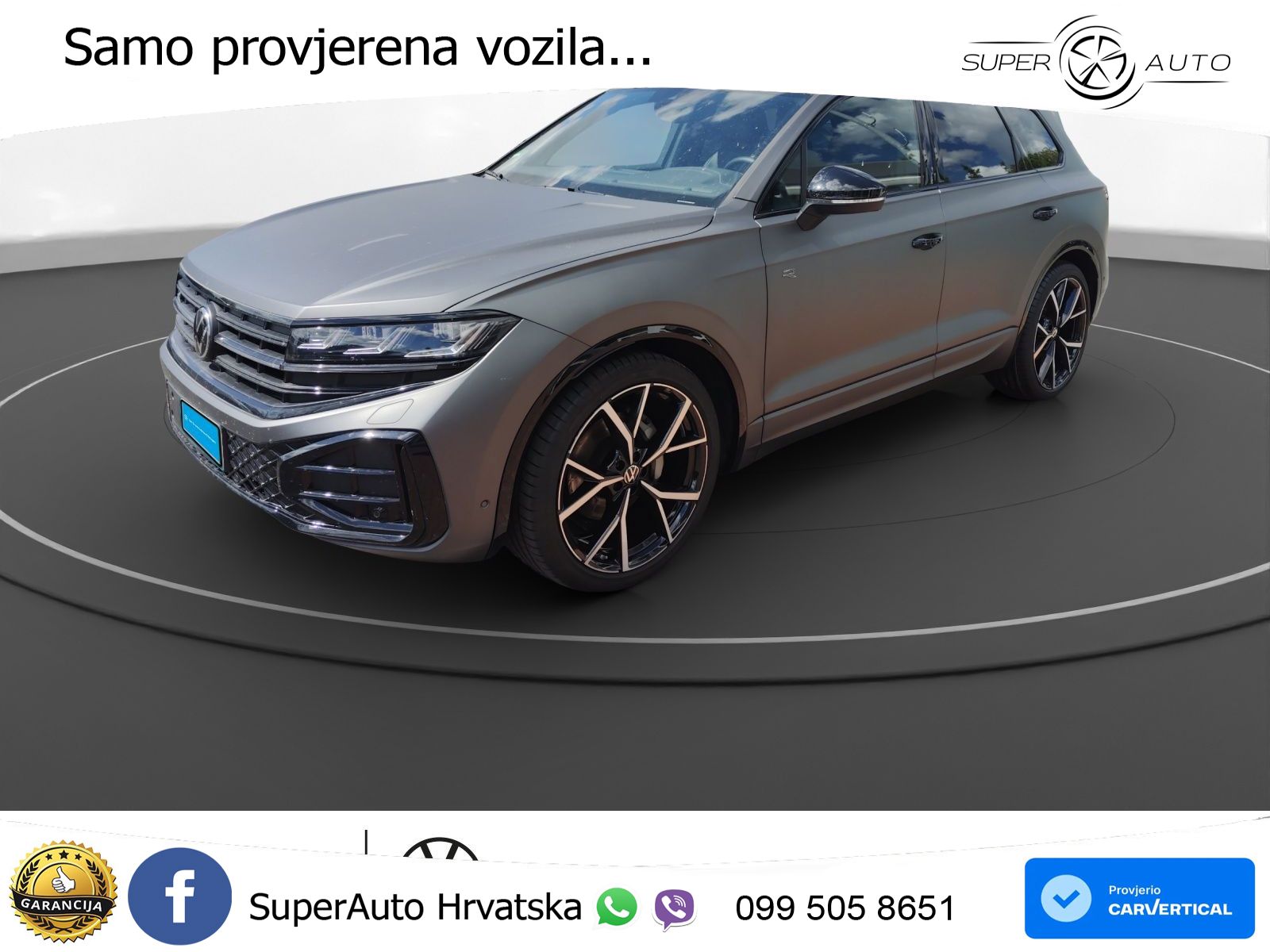 Volkswagen Touareg 3.0 V6 TDI (231 KS) 4MOTION Tiptronic ZRAČNI+ACC+4xGR SJED+KAM
