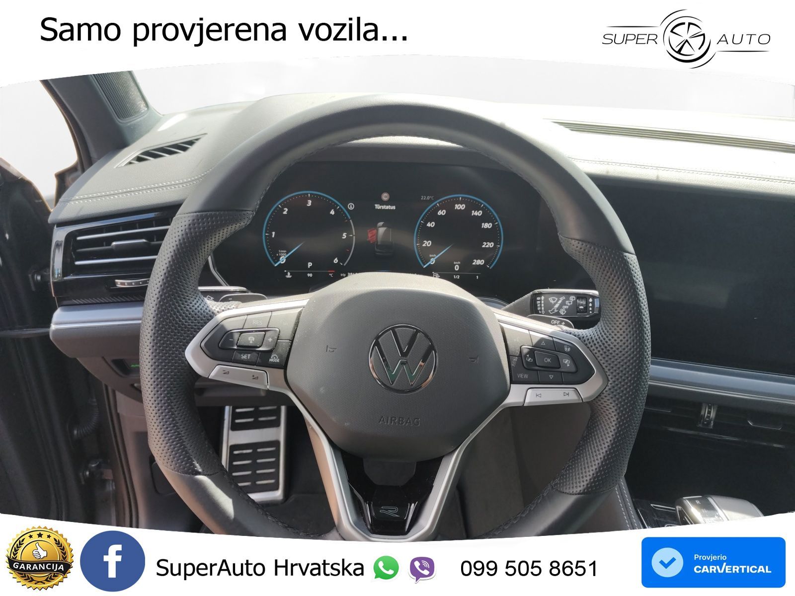 Volkswagen Touareg 3.0 V6 TDI (231 KS) 4MOTION Tiptronic ZRAČNI+ACC+4xGR SJED+KAM