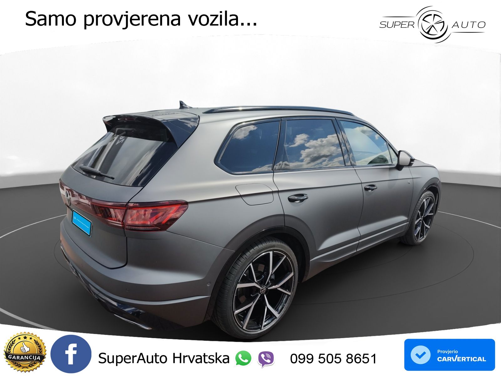 Volkswagen Touareg 3.0 V6 TDI (231 KS) 4MOTION Tiptronic ZRAČNI+ACC+4xGR SJED+KAM