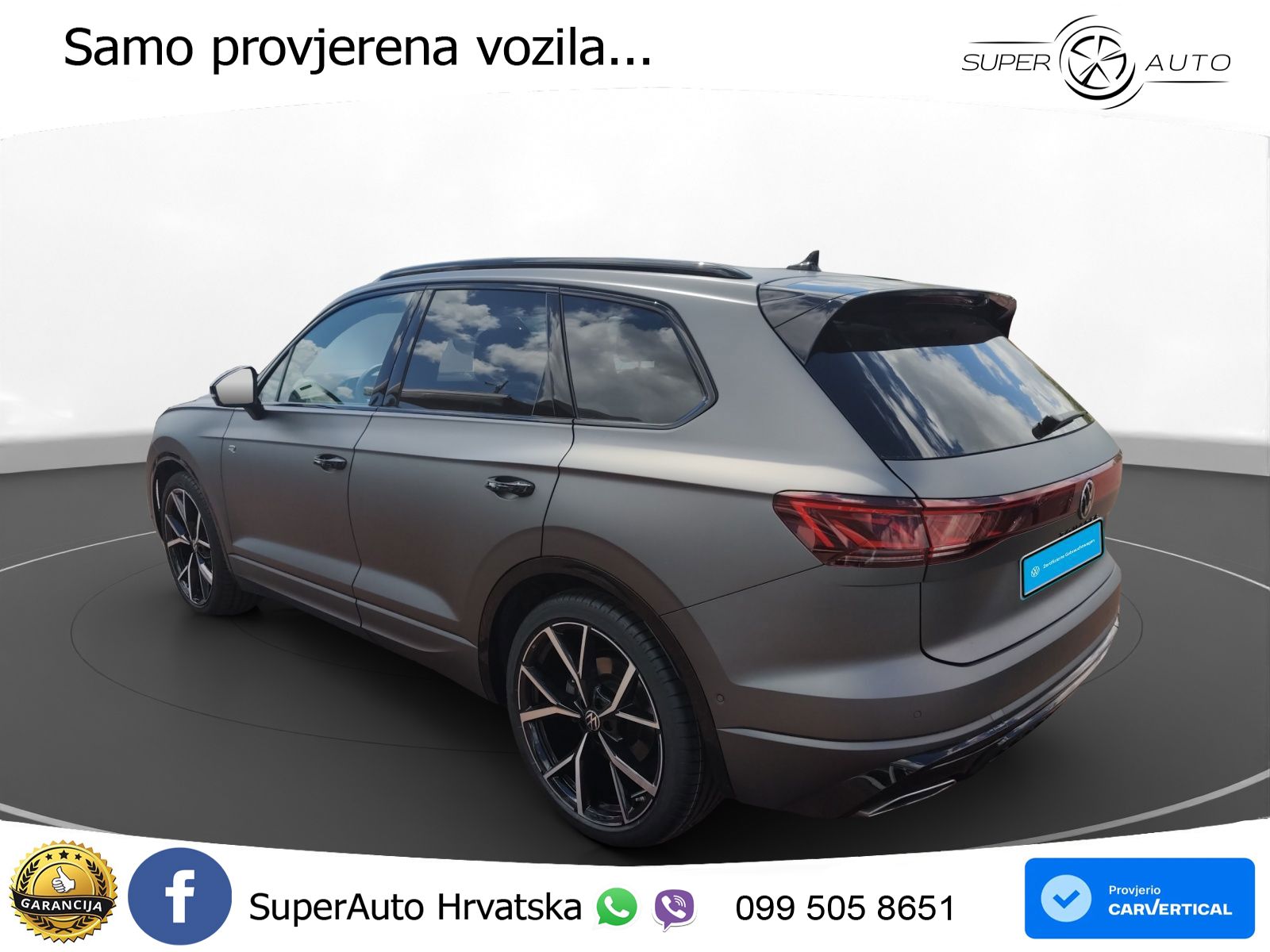 Volkswagen Touareg 3.0 V6 TDI (231 KS) 4MOTION Tiptronic ZRAČNI+ACC+4xGR SJED+KAM