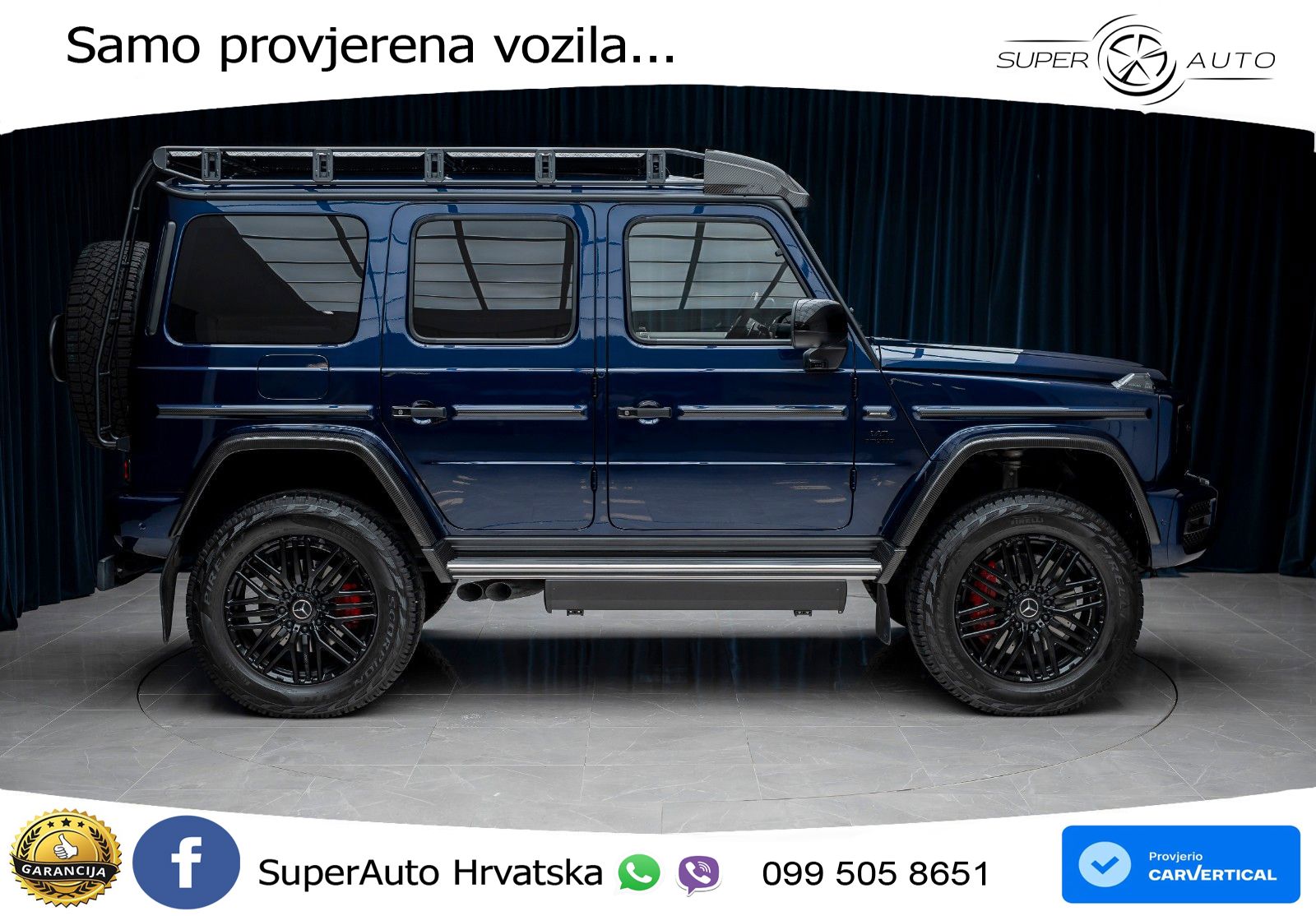 Mercedes AMG G 63 Long V8 (585 KS) 4MATIC 9G-TRONIC AMG SPEEDSHIFT PLUS Brabus