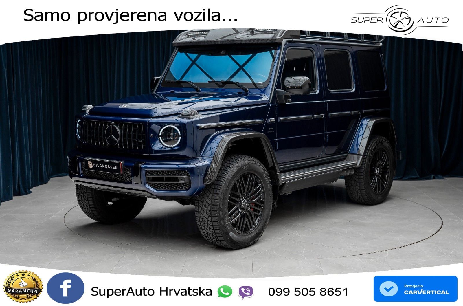 Mercedes AMG G 63 Long V8 (585 KS) 4MATIC 9G-TRONIC AMG SPEEDSHIFT PLUS Brabus