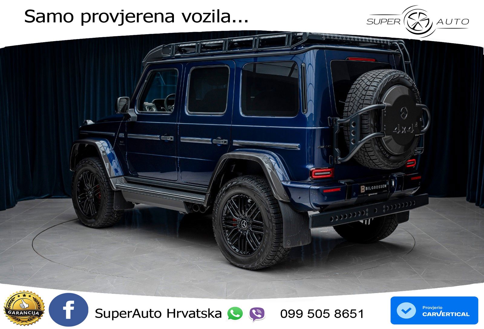 Mercedes AMG G 63 Long V8 (585 KS) 4MATIC 9G-TRONIC AMG SPEEDSHIFT PLUS Brabus